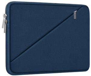 lot 3973 image: Laptop Sleeve 15.6 inch, Traveling Carrying Computer Sleeve Bag with Zippered Pocket, Shockproof Protective Laptop Case Compatible for Apple Notebook, HP, Dell, Acer, Asus, Lenovo, Deep Blue