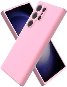 lot 1323 image: CUZMIGO Silicone Case Compatible with Samsung Galaxy S24 Ultra, Slim Fit Premium Liquid Silicone Shockproof Phone Cover, Upgraded Camera Protection and Microfiber Lining, Chalk Pink - Retail $10