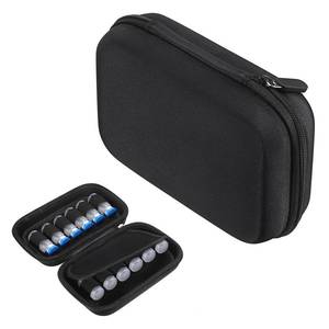 lot 1354 image: ELLDOO Insulin Fridge Holder Storage Case, 12 Slots Insulin Vial Organizer Bag Fitting Standard 10ml U-100 Vials, Black Travel Bag Organizer Bottle Organizer Reliable Vial Protector��Only Case�� - Retail $9