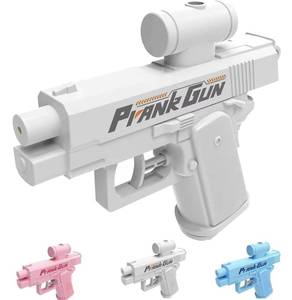 lot 1360 image: Prank Two-Way Water Gun, 2025 New Water Gun Prank Spray from Front and Back, Reverse Prank Surprise Water GunsFun Office & School Pool Pranks Summer Toy(White) - Retail $10