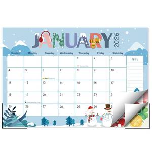 lot 1391 image: Guasslee Desk Calendar 2026-2027, 18-Month from 2026 Jan. - 2027 Jun, 17x11.5 Large Monthly Desk Planner with Corner Protectors, Ample Blocks �� Notes for Home Office - Retail $62