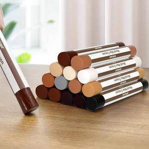 lot 1439 image: Boncart Wood Filler Sticks,12colors Wood Wax Crayons for Repairing Scratches, Scuffs, Cracks, and Nail Holes on Wood Furniture, Floors, Cabinets, Tables, and Doors - Retail $15
