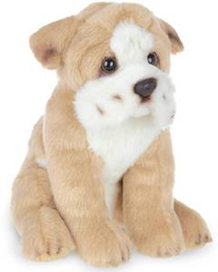 lot 1453 image: Bearington mini Lil Tug The Bulldog Plush, 6.5 Inch Stuffed Bulldog - Retail $15