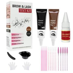 lot 1478 image: NONSUCHEER Black and Brown Eyebrow Color Kit for Women Waterproof Instant Result Lash Color Kit Salon or Home Use - Retail $1,648