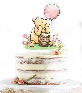lot 1518 image: Classic The Pooh Cake Topper For Girls Baby Shower Winnie Bee Birthday Party Decorations Cute Centerpieces - Retail $9