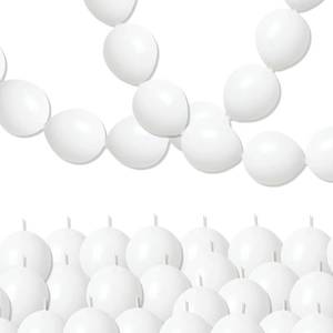 lot 1542 image: White Quick Link Balloons, 100PCS Linking Balloons for Making Balloon Wall Arch and Chain, Pearl White Linked Balloon for Wedding Birthday Baby Shower Engagement Graduation Party Decorations (10inch) - Retail $14