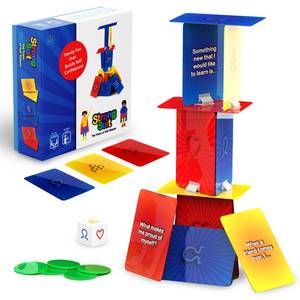 lot 1562 image: Social Emotional Games for Teens and Kids 6  StrongSuit Tower of Self Esteem Therapy Game for Counselors, Therapists and Parents  SEL & CBT Tools - Retail $24