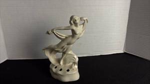 lot 54 image: Antique Art Nouveau lady flower frog from Germany