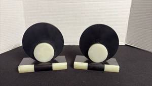 lot 58 image: French Art Deco book ends circa 1930s