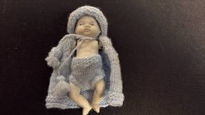lot 72 image: Vintage bisque, porcelain doll