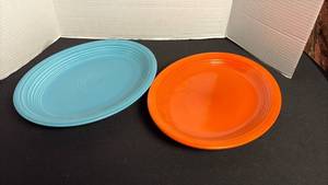 lot 95 image: Fiesta ware platters
