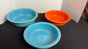 lot 96 image: Fiesta ware bowls