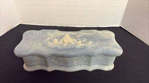 lot 158 image: Large Incolay box - Birth of Venus