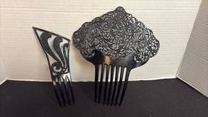 lot 166 image: Celluloid hair combs