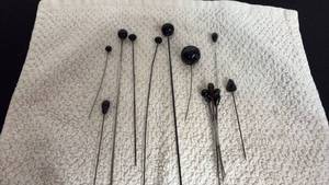 lot 182 image: Vintage hat pins