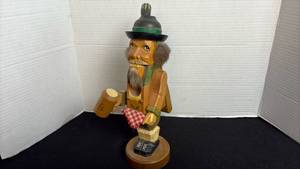 lot 206 image: Wooden nutcracker with HB on the front