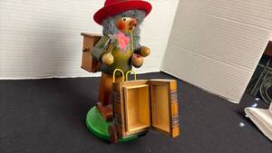 lot 208 image: Incense burner with music box
