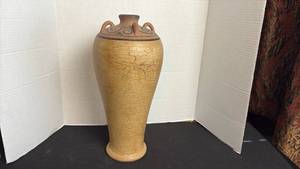 lot 235 image: Clay vase 15 inches