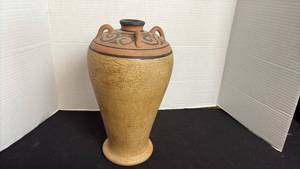 lot 236 image: Clay vase 12 inches