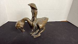 lot 246 image: Brass figurine