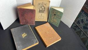 lot 432 image: Antique Bible Symbols book published 1908 and other antique books