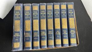 lot 442 image: Antique The Book of Life hard cover books set copyright 1925