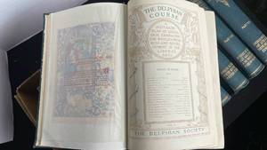 lot 443 image: The Delphian Course parts 1-10 hard cover antique book set copyright 1913
