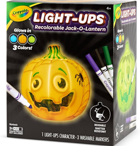 lot 41627 image: Crayola Light-Ups Recolorable Jack-O-Lantern