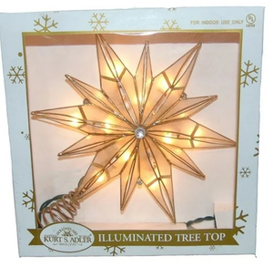 lot 41656 image: 12-Point Capiz Star Christmas Tree Topper