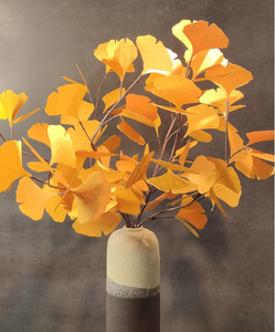 lot 41670 image: Bundle pkg. of Handcrafted Paper Ginkgo Branch