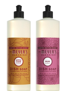 lot 41691 image: Mrs. Meyers Clean Day Limited Edition Dish Soap Set