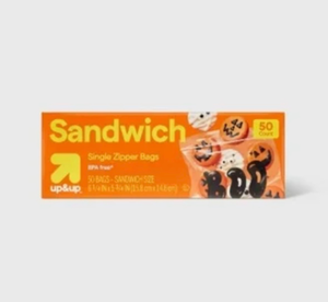 lot 41868 image: Target Up & Up Halloween Sandwich Bags