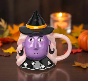 lot 41872 image: Purple Halloween Witch Coffee Mug