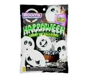 lot 41886 image: Illooms LED Ghost Balloons 2 Pack