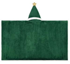 lot 41899 image: Christmas Tree Hooded Blanket Throw