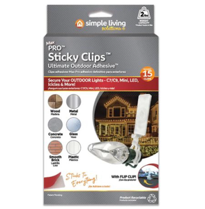 lot 41910 image: Simple Living Max Pro Sticky Clips - 15 Count