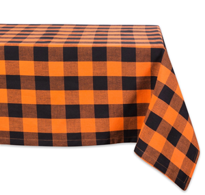 lot 41929 image: Hyde and EEK Halloween Buffalo Check Tablecloth