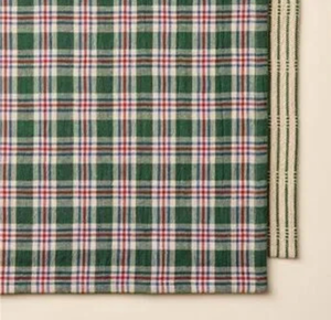 lot 41961 image: Hearth & Hand Green Plaid Kitchen Towels Set