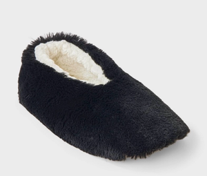 lot 41964 image: Black Plush Slipper Socks