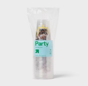 lot 41969 image: Target Up&Up Football Party Plastic Cups - 30 Count