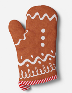 lot 41981 image: Gingerbread Design Oven Mitt
