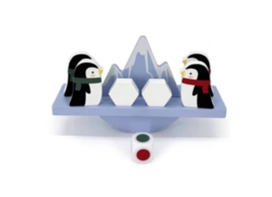 lot 41989 image: Bullseyes Playground Penguin Balance Game, MISSING THE DICE