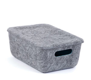 lot 41994 image: Felt Storage Box with Lid
