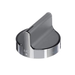 lot 41617 image: Whirlpool W10766544 Stainless Steel Gas Stove Knobs Set