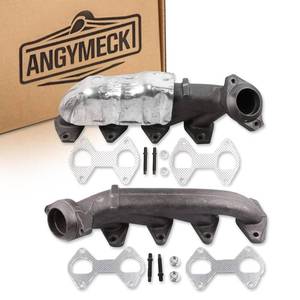 lot 532 image: $109 2PC LeftRight Exhaust Manifold & Gasket Kit for 05-09 Ford F150