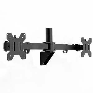 lot 543 image: VIVO Telescoping Flush Wall Mount for Dual 21 32 Monitors