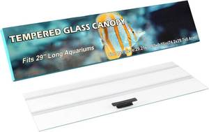 lot 544 image: Clear Tempered Glass Canopy for 20L29G Tanks - AqueonPerfecto