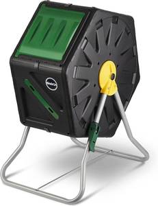 lot 575 image: $70 Miracle-Gro Compost Tumbler - Single Chamber Easy-Turn Outdoor