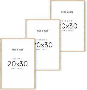 lot 586 image: $150 HAUS AND HUES 20x30 Picture Frames Set of 3 Beige