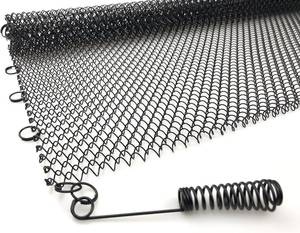 lot 588 image: Sunshinecarpentry Fireplace Mesh Curtain, Two Panels, 21x24 FHL021